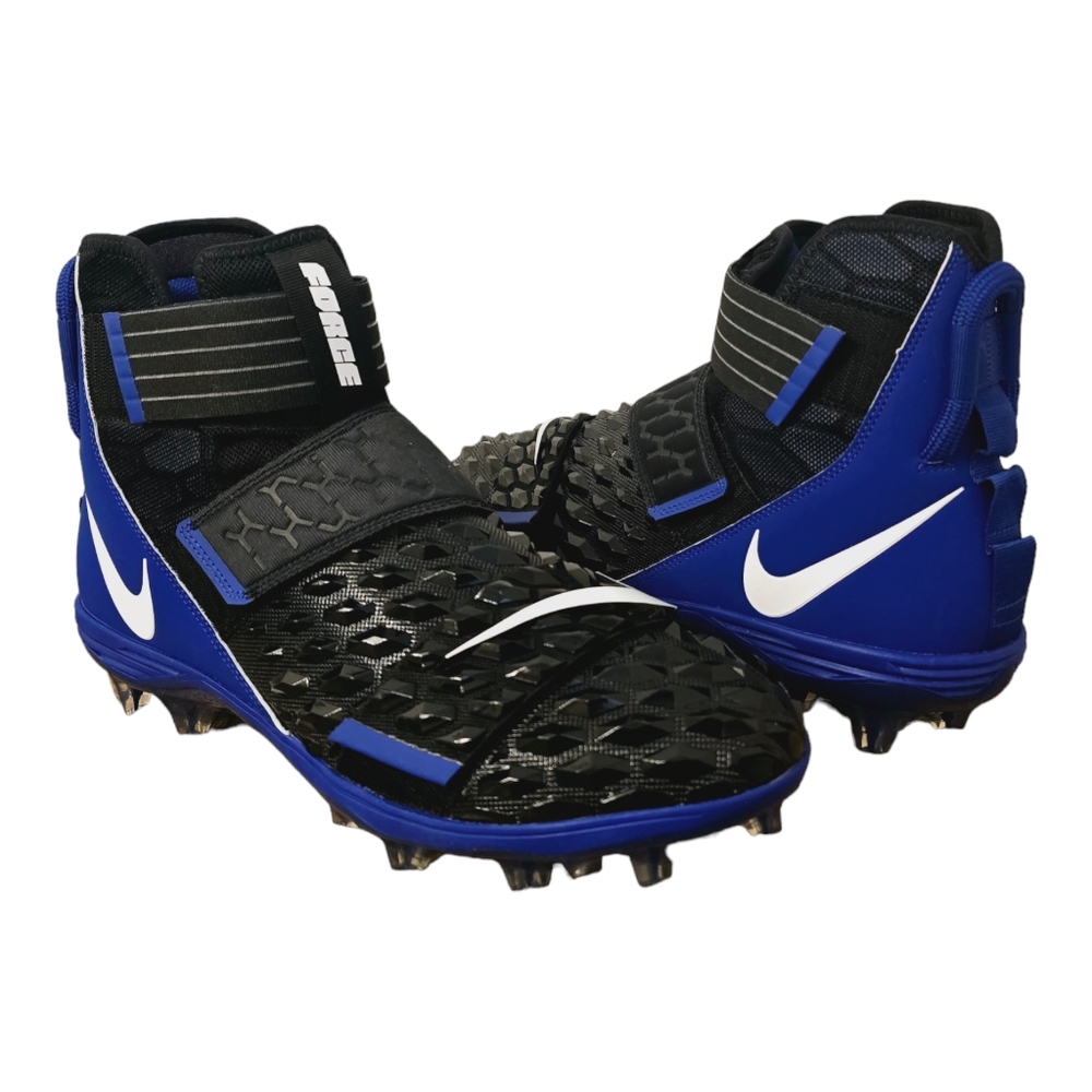 Nike Force Savage Elite 2 Royal Blue Black Football Cleats, Size 13 BV3962-008